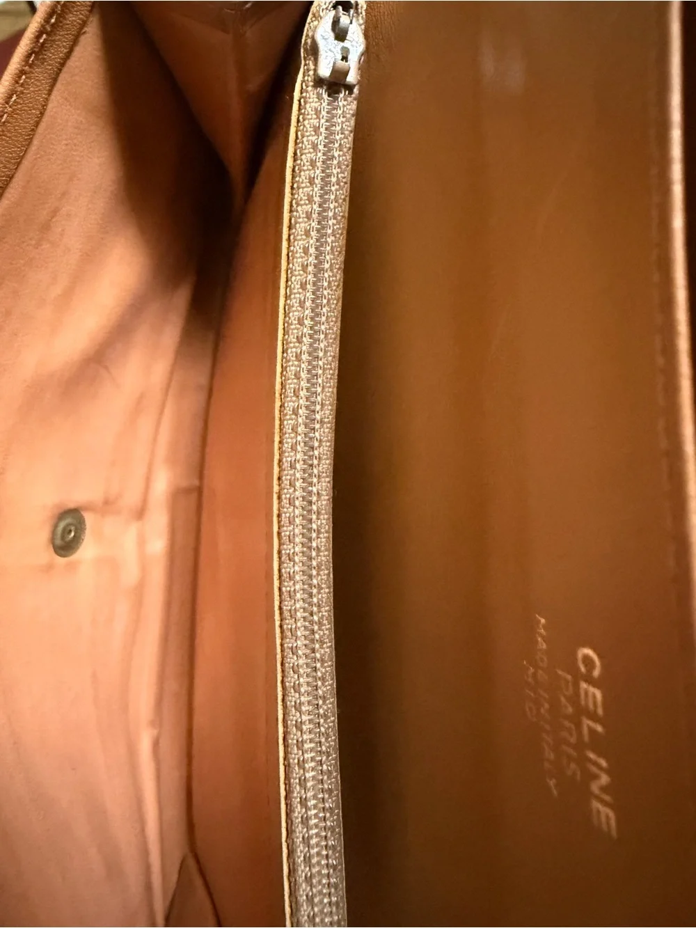 Celine vintage macadam long wallet